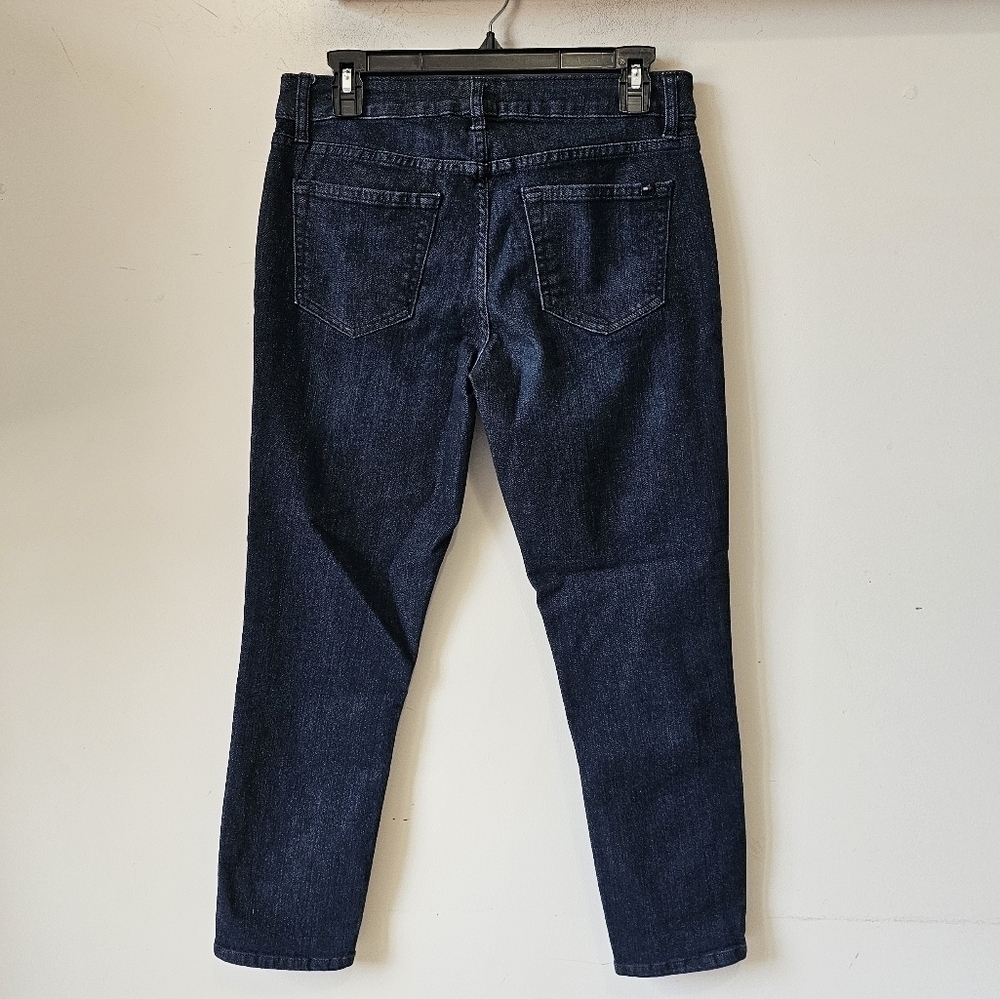 Tommy Hilfiger Darkwash Slim Crop Jeans Sz. 4 - Picture 4 of 10